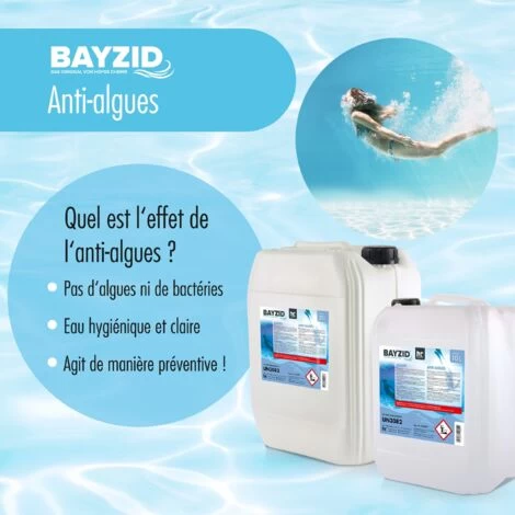 1 X 5 Litre BAYZID Anti-algues – Image 3