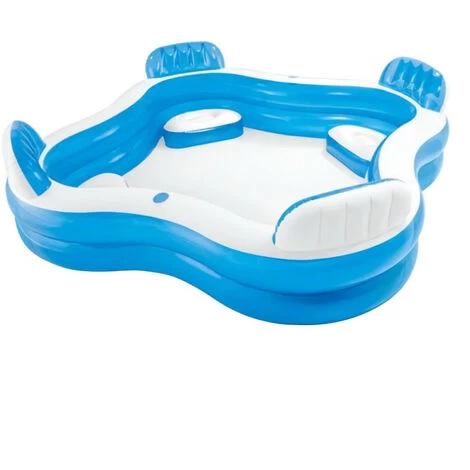 INTEX Piscine Gonflable Avec 4 Sieges Pour Enfant Et Famille - 2,29x2,29x0,66m – Image 2