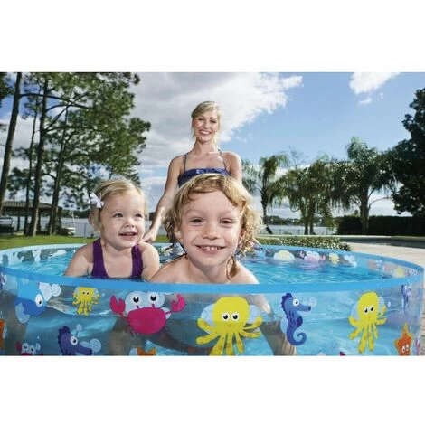 Piscine Hors Sol Ronde - 277 L - Fill'n'Fun - D 122 Cm X H 25 Cm - Livraison Gratuite – Image 4