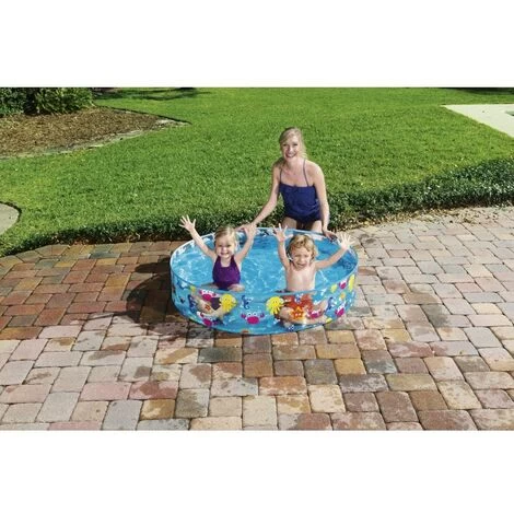 Piscine Hors Sol Ronde - 277 L - Fill'n'Fun - D 122 Cm X H 25 Cm - Livraison Gratuite – Image 5