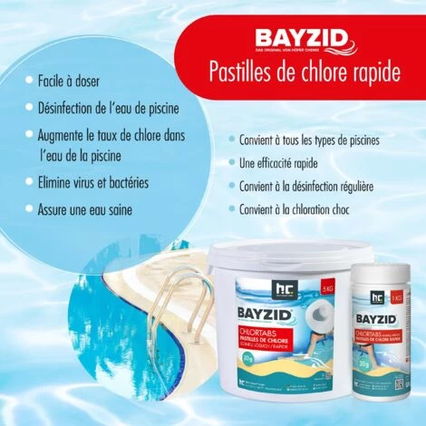 2 X 5 Kg Bayzid Pastilles De Chlore Choc (20g) – Image 3