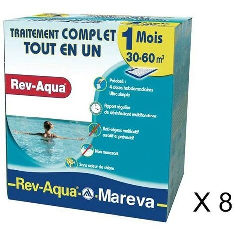 Kit Traitement Piscine Complet - Rev-Aqua 30/60 M3 - 8 Mois De Mareva – Image 2