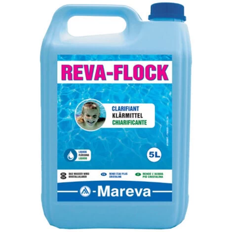 Clarifiant Liquide Reva-flock MAREVA Pour Piscine - 5 L - 150020U