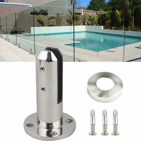 Escaliers Piscine Spigot Verre Balustrade Rampe Balcon Clôture En Verre Pince Pour Piscine Balcon Clôture – Image 2