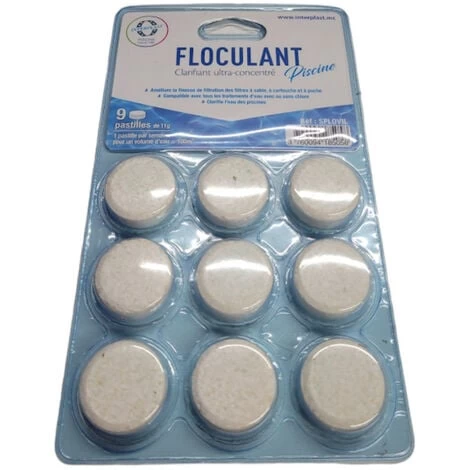 9 Pastilles De Floculant Clarifiant Piscine - ACIS