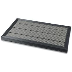 Randaco Elément De Sol En WPC Douches De Jardin Douche De Camping Jardin SPA Douche Extérieure Plaque De Sol Antidérapante