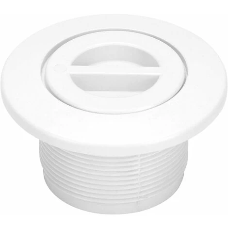 Bouchon De Remplacement De Piscine Accessoires De Piscine Aspiration D'eau Sortie D'égout Avec Couvercle Nettoyage Bouche égouttoir équipement D'aspiration D'eaux Usées De Piscine (blanc 1 Pièce) BF