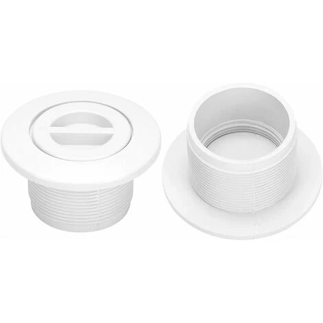 GP Bouchon De Remplacement De Piscine Accessoires De Piscine Aspiration D'eau Sortie D'égout Avec Couvercle Nettoyage Bouche égouttoir équipement D'aspiration D'eaux Usées De Piscine (blanc 1 Pièce) – Image 4