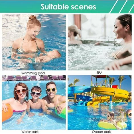 Distributeur De Chlore Flottant, Doseur De Chlore Automatique, Doseur Flottant Spa, Diffuseur De Chlore, Distributeur De Produits Chimiques Pour Piscine (avec Thermomètre) – Image 5