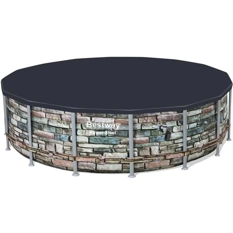Haute Qualité -Bestway Couverture De Piscine Flowclear 488 Cm24118 – Image 3