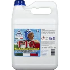 Floculant Chimique Liquide E'claircissant F10 5 Lt Pour Eau De Piscine