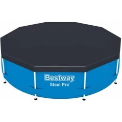 Elegant-Stil Bestway Couverture De Piscine Flowclear 305 Cm,pour Salon/Jardin,Montage Facile,1,89 Kg