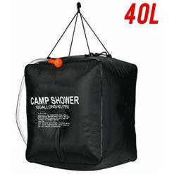 Sac De Douche Solaire 40 Litres Camping, Température 45 °C Randonnée, Escalade
