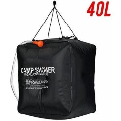 Sac Douche Solaire 40 Litres Camping, Température 45°C Randonnée, Escalade