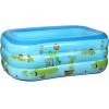 Piscine Gonflable, Piscine Gonflable Rectangulaire Pour Enfants, Adultes, Famille, Piscine Pour Enfants à Fond Mou Pour Jardin, Cour, Extérieur, 120x90x45cm